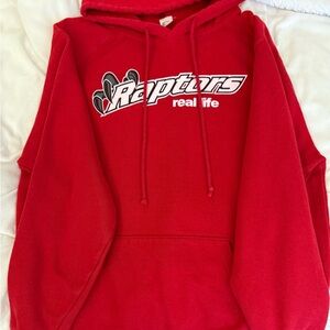 Raptors Red hoodie